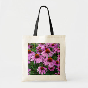 Flowers Pink Coneflower Garden Tote Bag