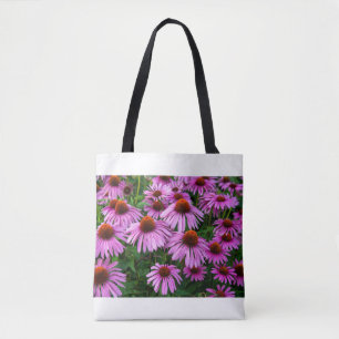 Flowers Pink Coneflower Garden Tote Bag