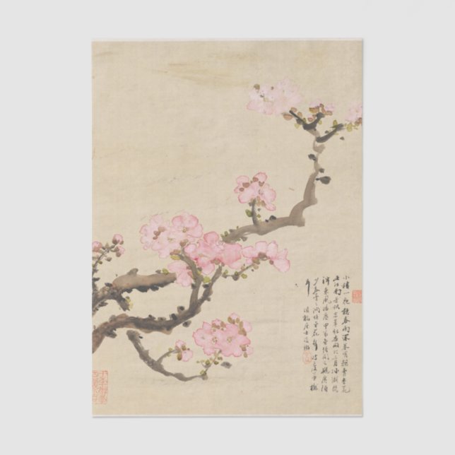 Flowers Pl. 02 by Liang Yuwei Tissue Paper (Front)