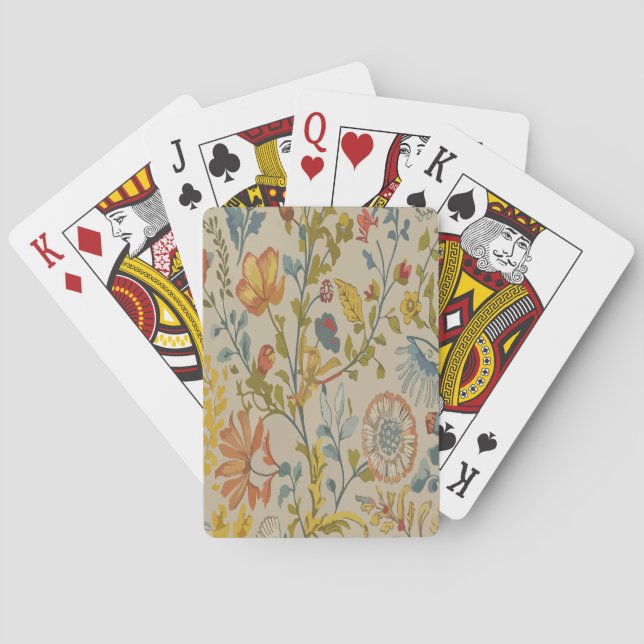 Flowers Playing Cards (Back)