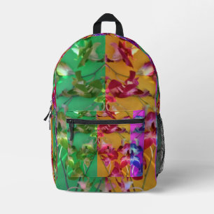Flowers Printed Backpack