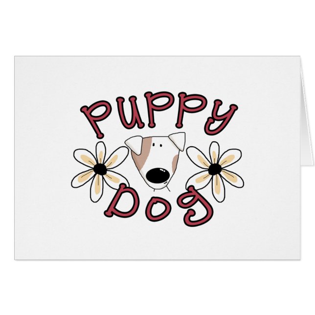 Flowers Puppy Dog (Front Horizontal)
