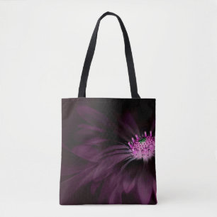 Flowers   Purple Daisy Tote Bag