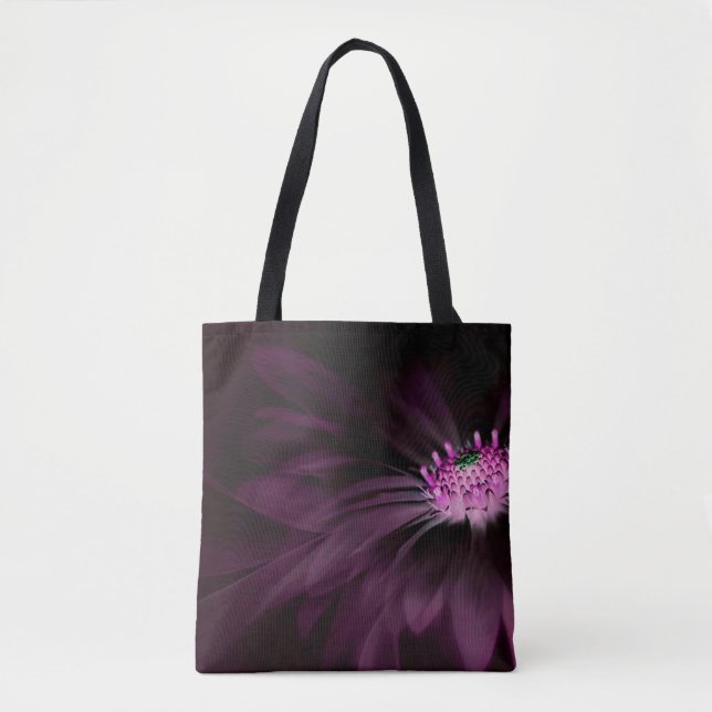 Flowers | Purple Daisy Tote Bag (Front)