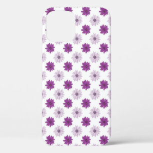 Flowers Purple Floral Pattern iPhone 12 Case