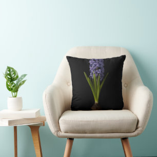 Flowers   Purple Hyacinth Bulb Cushion