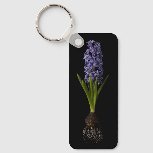 Flowers | Purple Hyacinth Bulb Key Ring (Front)