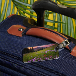 Flowers Purple Wildflowers Colorado Luggage Tag