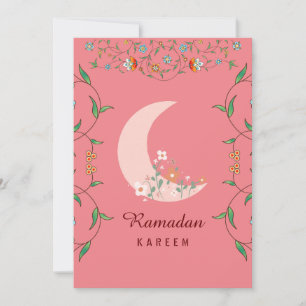 Flowers Ramadan Kareem Holiday Card