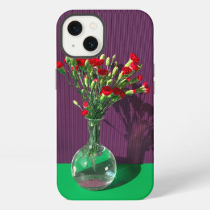 Flowers Red Carantion Bouquet iPhone 13 Case