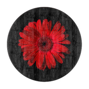 Flowers Red Gerbera Daisy Cutting Board