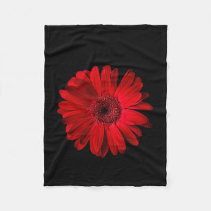 Flowers   Red Gerbera Daisy Fleece Blanket