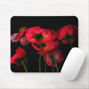 Flowers Red Poppies Mouse Pad