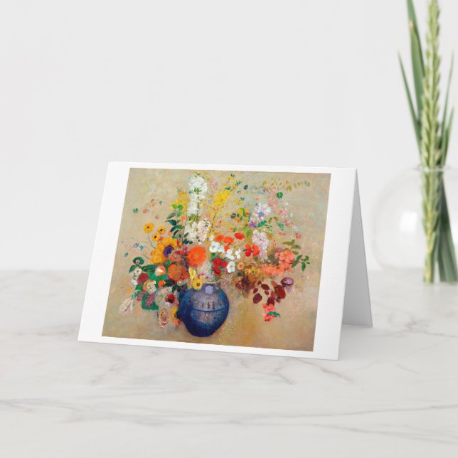 Flowers, Redon Card (Front)