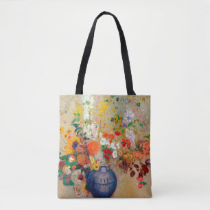 Flowers, Redon Tote Bag