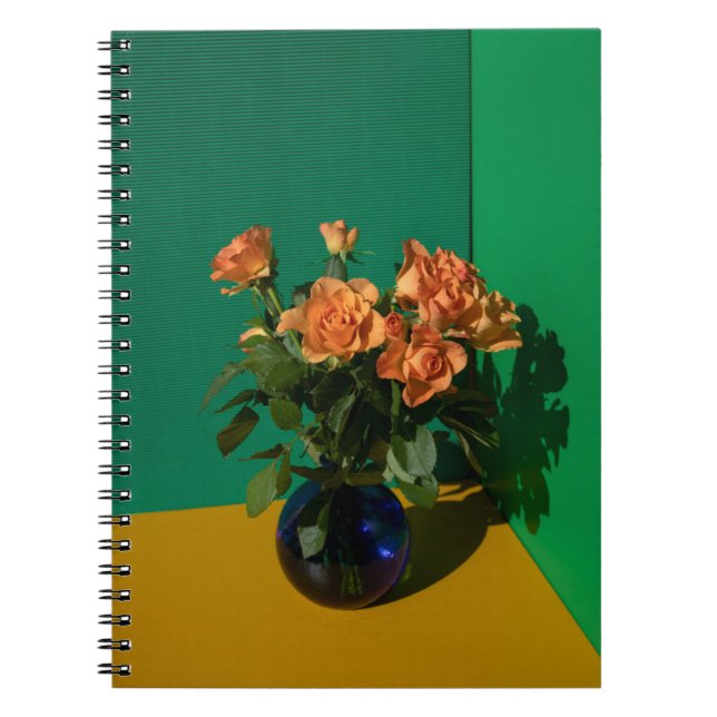 Flowers | Roses in Vase Notebook (Front)