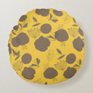 Flowers Round Cushion