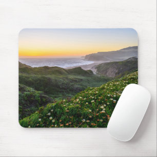 Flowers Santa Cruz California Mouse Pad