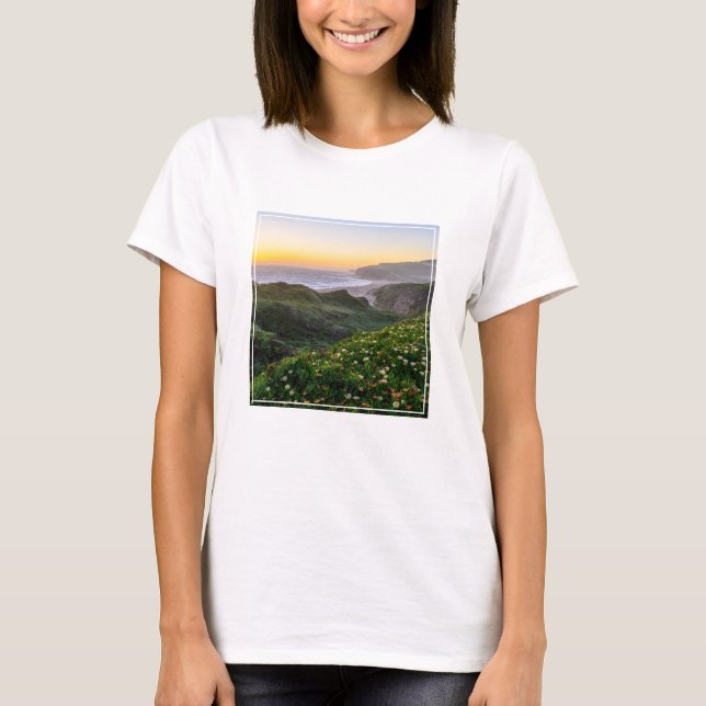 Flowers | Santa Cruz California T-Shirt (Front)