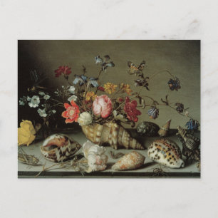Flowers, Shells and Insects Balthasar van der Ast Postcard