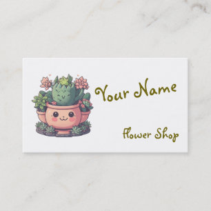 Flowers shop Business card