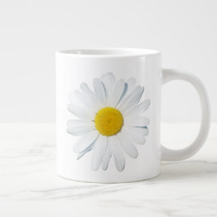 Flowers Single Daisy Large Coffee Mug