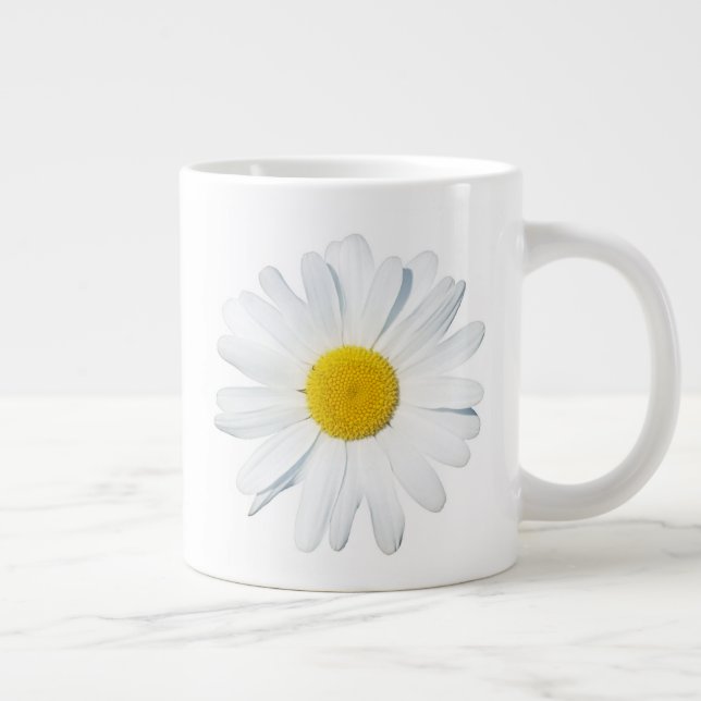 Flowers | Single Daisy Large Coffee Mug (Right)