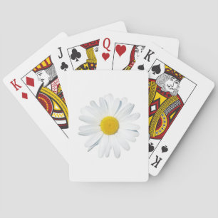 Flowers Single Daisy Playing Cards