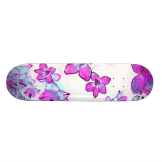 flowers skateboard