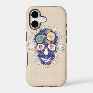 flowers skull iphone