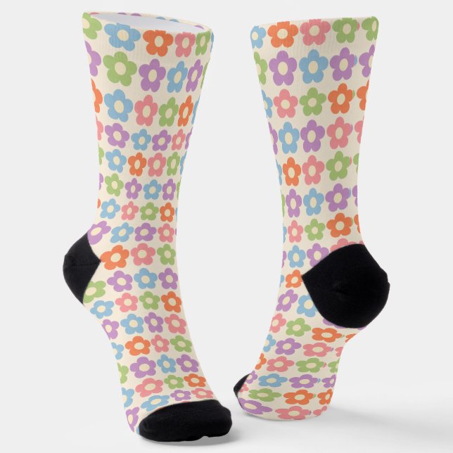 Flowers Socks (Angled)