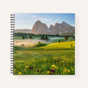 Flowers Spring Alpe di Siusi Langkofel Notebook