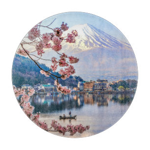 Flowers Spring Cherry Blossoms Japan Cutting Board