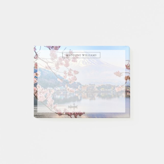 Flowers | Spring Cherry Blossoms Japan Post-it Notes (Front)