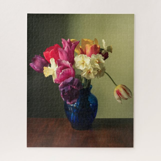 Flowers | Spring Flower Bouquet Jigsaw Puzzle (Vertical)