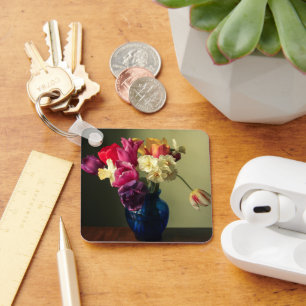 Flowers   Spring Flower Bouquet Key Ring