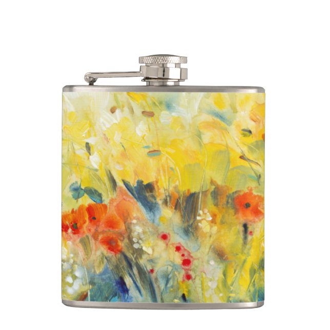 Flowers Sway II Hip Flask (Front)
