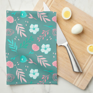 Flowers Tea Towel