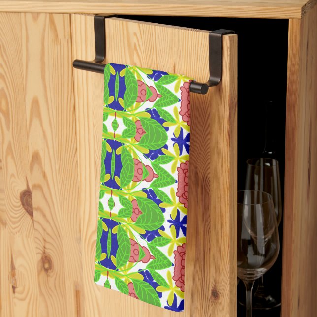 Flowers Tea Towel (Thirds Fold)