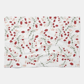 Flowers Tea Towel