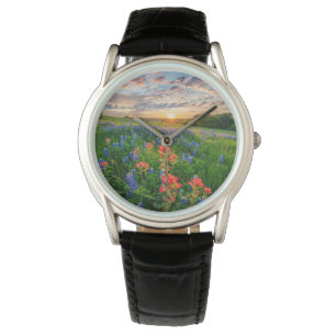 Flowers   Texas Bluebonnets & Indian Paintbrush Watch