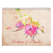 Flowers & Textures Floral Art Calendar