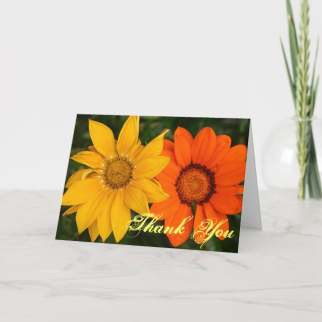 Flowers Thank You Card (Front)