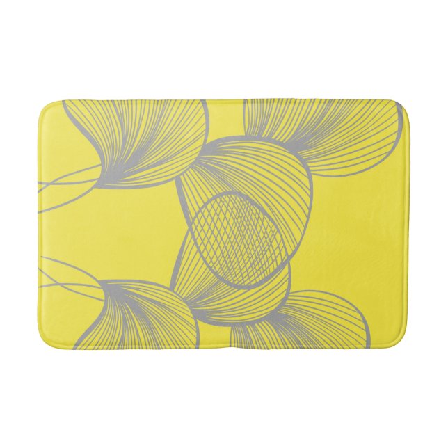 Flowers, the colour of the year notebook bath mat (Front)