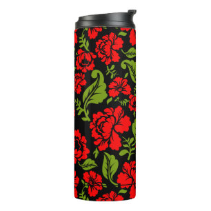 Flowers    thermal tumbler
