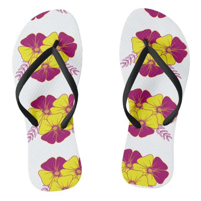 flowers thongs (Footbed)