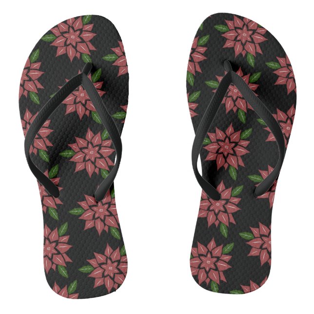 flowers thongs (Footbed)