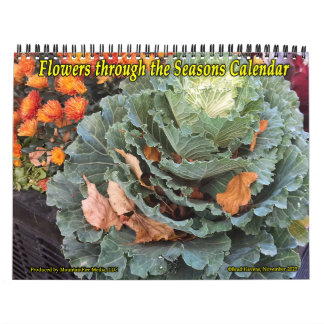 Flowers through the Seasons Calendar! Calendar
