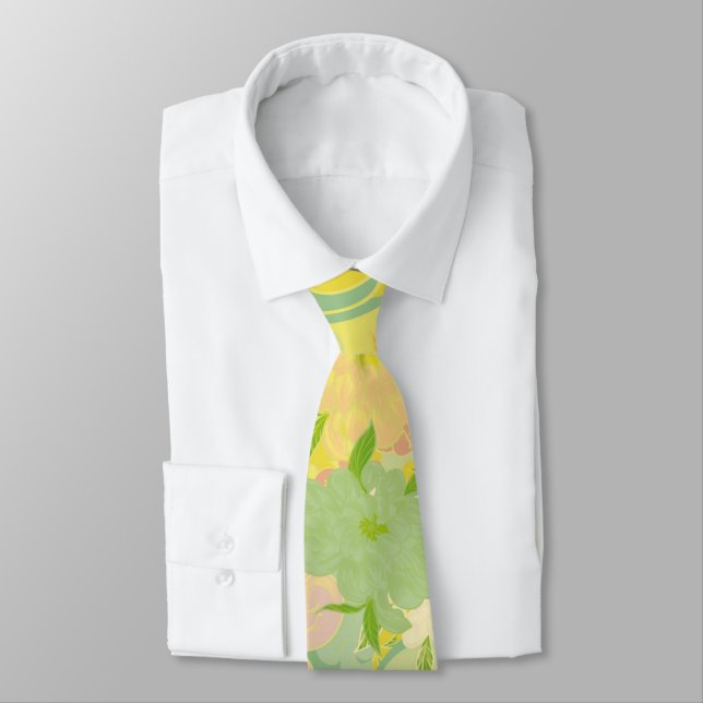 Flowers Tie (Tied)