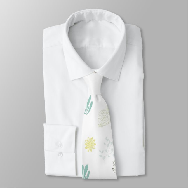 Flowers Tie (Tied)